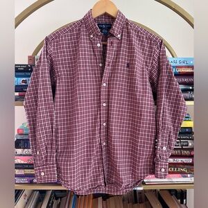 Polo Ralph Lauren Plaid Button-Down Shirt 🔴🤍🐎